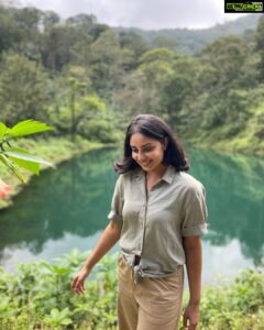 Bhanushree Mehra Instagram - This place is nothing short of mesmerising! 
Definitely makes you realise how small we are as compared to the greatness of nature 😊 
@magnoliaresorts 
.
.
.
.
.
.
#magnoliaresort #coorg #coorgdiaries #madikeri #virajpet #nature #beautiful #greenery #inthelapofnature #bhanushreemehra