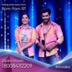 Dipika Kakar Instagram - Every weekend we get on stage because of the love you guys send us! Keep voting for us and show us your love😍❤️ #votenow #nachbaliye8 #shoaika