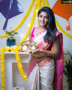 Eesha Rebba Instagram - Wishing you all a very 
Happy Makara Sankranthi🪁🌾✨🤗

📸@they_call_me_keshu 
#eesharebba