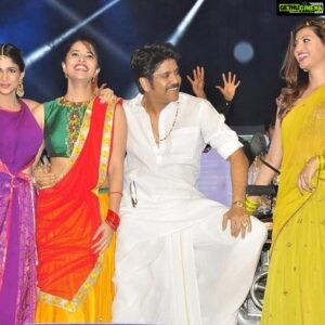 Hamsa Nandini Instagram - To the sweetest, most genuine, co-star and human being ever, wishing you a very Happy Birthday Nag sir!
.
Throwback from one of my all time favourite films,  #soggadechinninayana . 

.
#swanstories