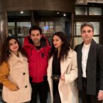 Huma Qureshi Instagram – New Year Dinner Hustle with @rajkummar_rao @patralekhaa and @mudassar_as_is This new year keeping hustling for the good life , love and joy #NewYear #pursuitofhappiness #vacation #London #amazingpeople #greattimes #lastnight #hustle #bustle