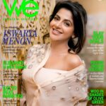 Iswarya Menon Instagram - I am the cover girl for WE magazine this month! #julyedition Do Grab your copies 😘 . Photography.. Rahul dev Styling .. @aartisshah @advdesignhouse Make up.. @promakeup_bridal_studio Wardrobe .. @aquaab_by_sfk