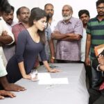 Iswarya Menon Instagram - Critical discussions about #tamizhpadam2 😋