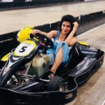 Iswarya Menon Instagram - Oh that adrenaline rush 😍👌 . #karting #kartingdiaries