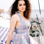 Kangana Ranaut Instagram - Live like you are on the French Riviera @seawaysyachting 🤩 . . Gown: @ralphandrusso Styling: @stylebyami @mala_agnani @shnoy09 Hair: @alipirzadeh Makeup: @anilc68 Project: @pankhurifetch Location: @villedefrejus . . #LiveVictoriously #greygooselife