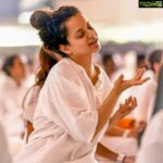 Kangana Ranaut Instagram - Kangana's experience at Samyama was heavenly as she quotes, "I still recall a quote from Sadhguru, 'You want to know the very source of life, If such a longing has come, you have to make a little more serious effort.' and that is exactly what Samyama is about. Will always cherish the life-changing time at Isha Centre, Coimbatore." #Sadhguru #KanganaRanaut Isha Yoga Center