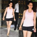 Kangana Ranaut Instagram - Sleepy, but still Focussed!! #KanganaRanaut post work-out this morning! #PangaStories