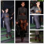 Kangana Ranaut Instagram - #KanganaRanaut Rocks #TomFord Style Jacket: @tomford Boots: thigh high buckle boots by @tomford Tweed zip skirt by @tomford