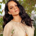 Kangana Ranaut Instagram - Like a bohemian dream. Kangana dresses up in this beautiful @ilovepero dress for #Panga promotions. . . Outfit : @ilovepero Shoes: @miumiu Sunglasses: @turakiaoptics Styling : @stylebyami @tanyamehta27 Hair : @hairbyhaseena Make up : @loveleen_makeupandhair Photo: @thebhupeshkalal