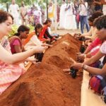 Kangana Ranaut Instagram - #KanganaRanaut being the promoter of afforestation in the country, participated in Green India Mission today where she planted saplings for a Greener India. . . . . . . . . . #GreenIndia #GreenIndiaMovement @isha.foundation #CauveryCalling