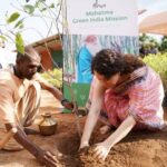 Kangana Ranaut Instagram - #KanganaRanaut being the promoter of afforestation in the country, participated in Green India Mission today where she planted saplings for a Greener India. . . . . . . . . . #GreenIndia #GreenIndiaMovement @isha.foundation #CauveryCalling