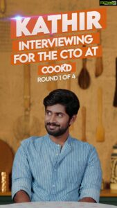 Kathir Instagram - Sapda edhadhu kodupinga nu patha, ipdi kelvi kekuringa 🙄

Round 1/4 of Interview for Chief Taste Officer at @Cookdtv