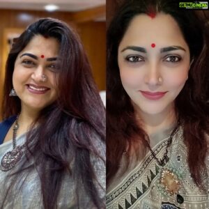 Kushboo Instagram - Then and now!! Not much of a difference, except 15kgs lesser now. 😄😄😄😄😄❤❤