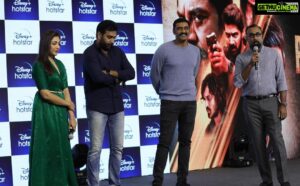 Madhu Shalini Instagram - And my next 💃🏽
@dirkrish garuuuuu ☺️ thank you so much for this opportunity… #9Hours on #disneyhotstar #teaserlaunch 
with our producer Rajeev garu, Tarak, Ajay at #9Hours teaser launch. #comingsoon #2022 #grateful and #thankyou