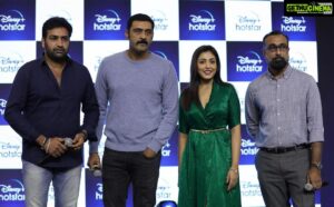 Madhu Shalini Instagram - And my next 💃🏽
@dirkrish garuuuuu ☺️ thank you so much for this opportunity… #9Hours on #disneyhotstar #teaserlaunch 
with our producer Rajeev garu, Tarak, Ajay at #9Hours teaser launch. #comingsoon #2022 #grateful and #thankyou