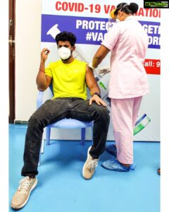 Mahendran Instagram - #vaccines work to protect individuals and communities and saves life's so I  please request everyone to get vaccinated as soon as possible.....❤️

Thankyou @srmc.official ❤️

#getvaccienated #stayhomestaysafe
