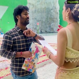Meenakshi Dixit Instagram - The magic of my director @kalyankrishna.k sir on the sets of #bangarraju 🙂
Movie releasing tmrw 14th Jan 
Go and watch it out in theatres near you ❤️😇

#nagarjunaakkineni #telgumovies #14january #nagchaitanya #ramyakrishnan #meenakshidixit