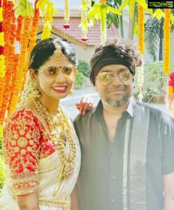 Niranjani Ahathian Instagram - Big thanks to my BOSS for making my wedding so special by his presence... @pradeepmilroy u have no clue how happy I was to have you around thanks once again for being there throughout.. Big big hugs.. lots of love ❤️❤️❤️