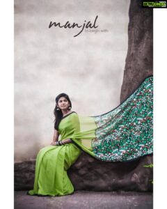 Niranjani Ahathian Instagram - Throwback 
My first ever photoshoot for my boutique MANJAL. When I never wanted to be in front of the camera, vardha puyal had other plans. It Ruined my whole shoot that I planned with someone  and put me infront of the camera saying.. 
hey you
No choice.. 
you do this NOW. 
That’s how These pics happend and 
They r the reason I get to be thenmozhi in KKK(kannum kannum kollaiadithal)
sweet memories to cherish ❤️❤️
P.S without makeup🙈