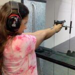 Priya Bhavani Shankar Instagram - Live laugh love & if that doesn’t work Load Aim Fire 😎 #southportpistolclub #certifiedshooter 😎