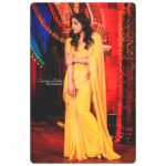 Rashmi Gautam Instagram - Outfit by @chandraandvamsistudio 🌞🌻🌼 #summercolours #saree #indianethnicwear #naturalwavesandcurls #yellow 📸📸 @sandeepgudalaphotography