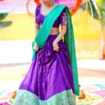 Rashmi Gautam Instagram - Sankranthi spl half saree by @varahi_couture Pic 📸 credit @santhosh_photography_sp Earnings @bandhanemporio #RashmiGautam #halfsaree #indianfestivals #sankranti #2022