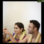Sangeetha Bhat Instagram - True love doesn't happen right away; it's an ever-growing process. It develops after you've gone through many ups and downs, when you've suffered together, cried together, laughed together. -----Ricardo Montalban. Mine forever @sudarshan_rangaprasad 😘😘💞💕 Pc-@shankedelic_ #sudsang #sudarshanrangaprasad #sudarshansangeetha #loveforever #husbandwife #maamamaami #iyengarmaamamaami #housewarming #home #ethinicwear #southindian #grateful #gratitude #happyplace #shankedelic #actresslife #actorslife #actressforever #bengaluru #karnataka #kannadaactress #kannadaactor #standupcomedian #facebook #Instagram #bekind #shareloveandjoy #shareloveandrespect Bangalore, India