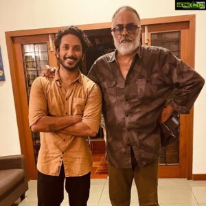 Sathish Krishnan Instagram - My Omg moment with PC sir . Yes I have worked with the legend . Thanks to god(father) 🤗🤗🤗
