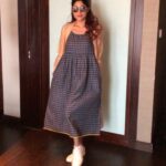 Shamita Shetty Instagram – Sunday Vibes 🎀❤️ outfit : @theancestrystore #sundayvibes #comfy #love #happiness #casualwear #traveldiaries