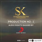 Sivakarthikeyan Instagram - #Repost @skprodoffl 💿 We are super happy to associate with @sonymusic_south for our maiden project, #SKPProductionNo1; 🎻 music by @dhibuninanthomas! . 🎭 Movie stars #Sathyaraj sir, @aishwaryarajessh & @darsh_d; 🎬 directed by @arunraja_kamaraj! . @sivakarthikeyan | #KalaiArasu