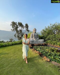 Sonakshi Sinha Instagram - Gautam Buddha said “Stop trying to calm the storm… calm yourself the storm will pass” so here i am finding some peace and calm at @atmantan 💙 With detox partner and photographer @sanamratansi 😂