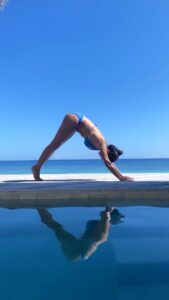 Sophie Choudry Instagram - Flow with me...💙

Music: Flying
Musician: Carl Storm

#morningstretch #pilatesflow  #fridayfitness #pilatesgirl #sophiefit #fitisthenewskinny #fitnessgoals #beachbaby #islandgirl #workoutwithaview #fitnessmotivation #bikinifit #bikinibod #bikinifitness #beachworkouts #vaccyworkouts #getfit #glowing #maldives #baglionimaldives