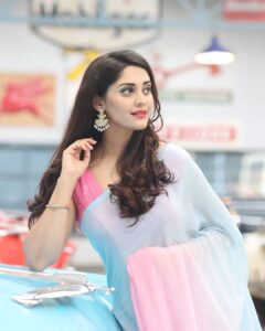 Surabhi Instagram - Pastel love in @aadya_designers 💖
Styled by @stilerush_by_varshinijanakiram