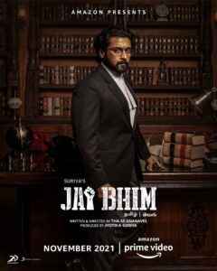 Suriya Instagram - Dear all! Four beautiful stories will be told every month, starting September! Need all your wishes and support! Stay safe!! @2d_entertainment @primevideoin 
#Jyotika @rajsekarpandian

#JaiBhim
#RaameAandalumRaavaneAandalum #RARA
#Udanpirappe
#Ohmydog