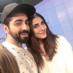 Vaani Kapoor Instagram - Repost from @yashrajfilmstalent @TopRankRepost #TopRankRepost ‪Cuteness Alert 🚨 @ayushmannk & @_vaanikapoor_ lookin’ so good together! #Event #BTS #Love ‬