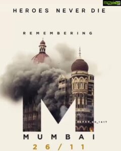 Vivek Oberoi Instagram - “Take a moment today to remember the braves who sacrificed everything to protect us. While we were hiding in our homes, they were facing bullets! I salute our martyrs 🙏🇮🇳 #jaihind # 26/11