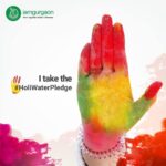 Aditi Balan Instagram - 76 million people in the country don't have access to clean drinking water. So this year let's celebrate Holi responsibly with organic colours. Let's do all we can to save water. I have taken the #HoliWaterPledge. Now it's your turn. #WorldWaterDay #IamGurgaon
