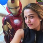 Amrita Arora Instagram - Iron man!