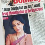 Amrita Rao Instagram - Bombay Times : My First Look as Meenatai Thackrey... @thackeraythefilm @nawazuddin._siddiqui @abhijitpanse ....... @bombaytimes