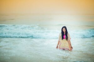 Anjena Kirti Instagram - Vitamin "Sea" 🐋🐠🦈🐳🐚🦀🦐🦑 #Anjenakirti
.
📷 : @arunprasath_photography