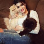 Anjena Kirti Instagram - Here is a picture of my Boys trying to escape my most loving (life threatening as they presume) squeeeeeeeeeeze 😍💕😘❤