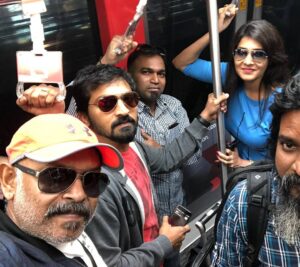 Anjena Kirti Instagram - On our way to Kuala Lumpur ..Day b4 🦋 for a blessed Thai Poosam at Batu Caves 🌸🕉 #Promotions 
#TravelDiaries