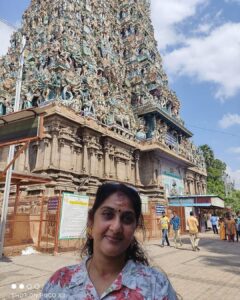 Anju Aravind Instagram - Madhurai meenakshi temple