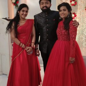 Anju Aravind Instagram - Congratulations dillutta n vismaya❤
Costume courtesy @a.a.m.i_