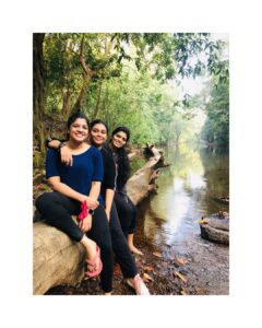 Aparna Balamurali Instagram - Making memories with the best ones ❤️
@pooojadev @silpak.i
 
My greatest Christmas gift this year would be this. 
Thank you @samrohaathirappilly for the amazing activities you have listed out. And for making the arrangements to make it the best and safe ones. 

Thank you @the_black_panther07  for guiding us ! 
 #athirapally #samrohaathirappilly