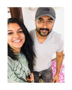 Aparna Balamurali Instagram - Wrapping up the first schedule of Soorarai Pottru! So much in love with everything about this set. My iron lady, Sudha maam.. nothing like her.
And this main man. He is beyond words. One in millions 💞
Waiting for the next schedule to start. #sooraraipottru #suriya38 #sudhakongara