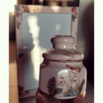 Aparnaa Bajpai Instagram - Pink vintage utility jar❤️❤️❤️❤️❤️❤️❤️❤️ Painted decoupaged & designed by Me😎 #Idiot_synchro_erratic_ideas