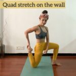 Aparnaa Bajpai Instagram - Some easy WALL stretches🎉 to open those hamstrings, hips & quads. - Mostly everyone complains about not being flexible enough to get a split. But it’s essential to know that getting a split is a combo-play of using your hip flexors & off-course your hamstrings alongside with the open quad muscles. Well, these might not be basic stretches but It’s always a good idea to begin with the wall and stay as long as you can to get the foundation right;) . . . . . #yoga #yogateatcher #yogatutorial #yogapractice #yogajourney #yogainspiration #yogaposes #hamstrings #hamstringstretch #yogaforhips #yogaathome #yogaeveryday #yogalife #inflexibleyogis #yogatips #yogaforbeginners #yoga_day_every