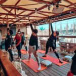 Aparnaa Bajpai Instagram - Another beautiful day of sharing yoga love with these amazing humans at @kabul_party_hostel . . . #yoga Barcelona, Spain