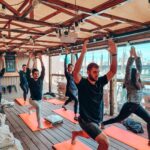 Aparnaa Bajpai Instagram - Another beautiful day of sharing yoga love with these amazing humans at @kabul_party_hostel . . . #yoga Barcelona, Spain